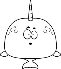 Surprised Cartoon Narwhal © corythoman