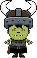 Angry Cartoon Orc Child