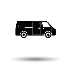 Commercial van icon