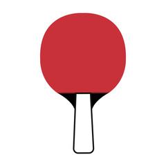 ping pong racket isolated icon vector illustration design