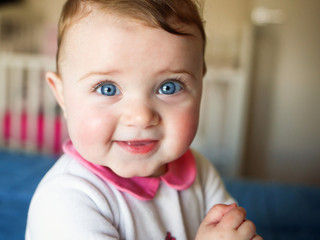 Portait of beautiful baby girl
