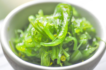 seaweed salad dish