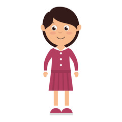 beautifull mother avatar character vector illustration design