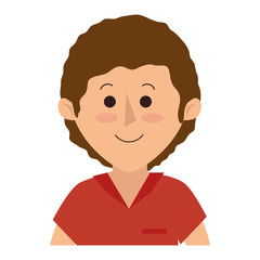 Fototapeta premium young father avatar character vector illustration design