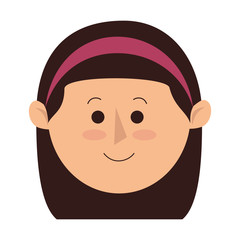 beautifull mother avatar character vector illustration design