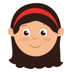 beautifull mother avatar character vector illustration design
