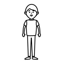 young father avatar character vector illustration design