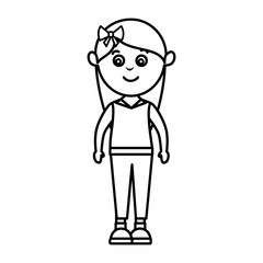 beautifull mother avatar character vector illustration design