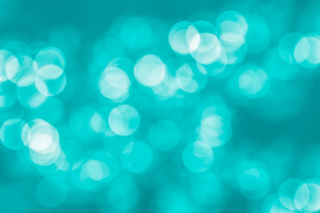 Obraz premium Blue abstract bokeh as background