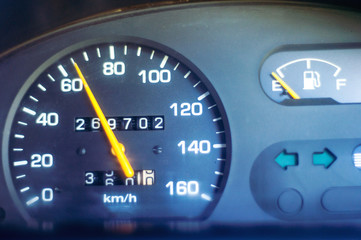 Fototapeta premium Car meter