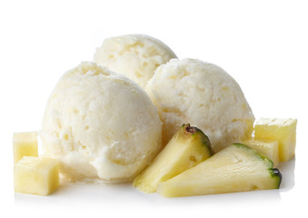 Pineapple sorbet