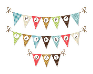Cute festive Father's Day banner