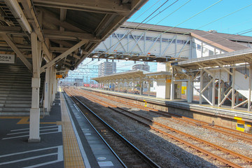 Fototapeta na wymiar train station in japan
