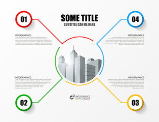 Infographic report template Business concept for your data