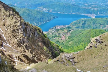 Blick vom Monte Generoso, Tessin