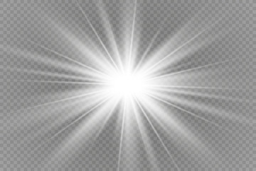 Vector illustration of abstract flare light rays - obrazy, fototapety, plakaty