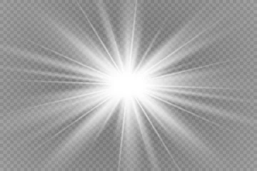 Poster Vector illustration of abstract flare light rays © exvanesko