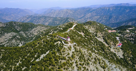 Cyprus. Cedar Valley. The church, a monastery in the mountains. tourist Attractions