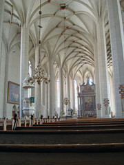 Kirchenschiff im Dom in Bautzen in Sachsen