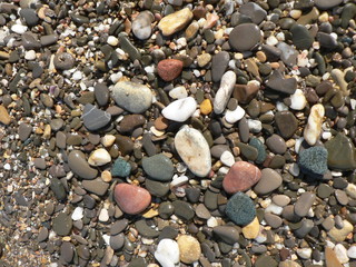  Pebbles on the beach