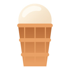 ice cream dessert vector illustration chocolate food sweet cold isolated icon snack cone tasty fruit frozen candy cartoon colorful wafer waffle bar
