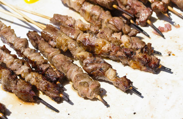spiedini alla griglia