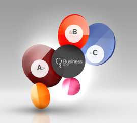 Vector circle infographics