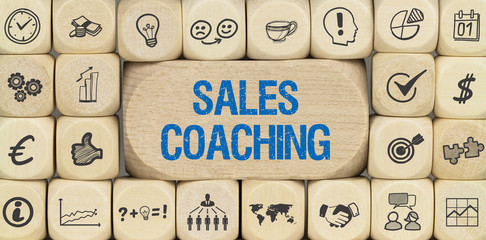 Sales Coaching / Würfel mit Symbole