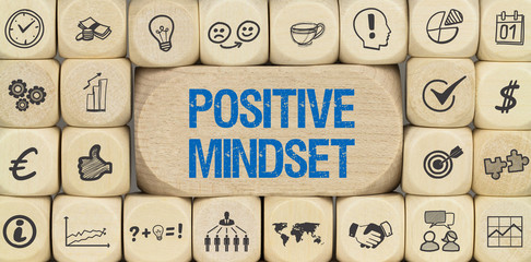 Positive Mindset / Würfel mit Symbole