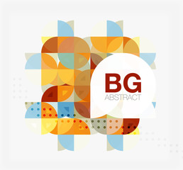 Obraz premium Circle banner background