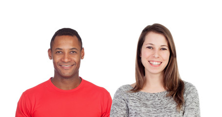Fototapeta premium Beautiful girl and handsome guy