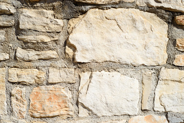 texture of the stone wall