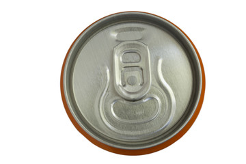 metal lid of the tin can
