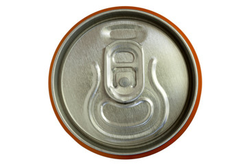 metal lid of the tin can
