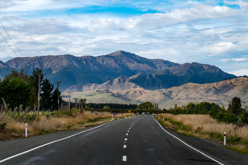 Landscape of sound island of New Zealand