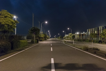 夜の道路