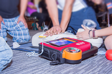 cpr with aed training dummy basic life support course