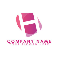 Letter H Logo, Creative & Stylish