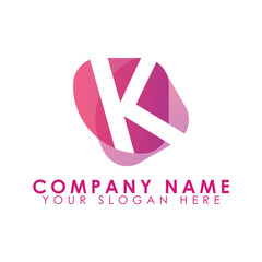 Letter K Logo, Creative & Stylish