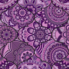 Patchwork pattern. Vintage decorative elements. Hand drawn background. Islam, Arabic, Indian, ottoman motifs. Perfect for printing on fabric or paper.