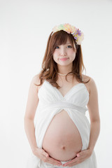 マタニティーフォト・白バック