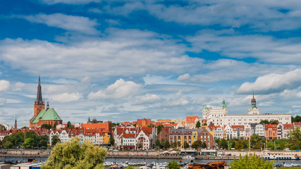 Stettin - Panorama; Polen - obrazy, fototapety, plakaty