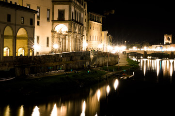 Fototapeta na wymiar Firenze Landscape night
