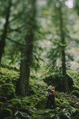 Attractive Young Blond Couple in the Pacific Northwest
