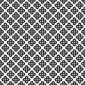 solomon knot seamless pattern