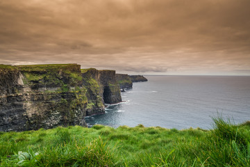 View over Cliffs of Moher