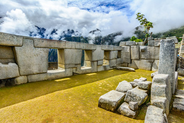 Ancient incas town of Machu Picchu. Peru