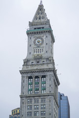 Custom House Tower in Boston - BOSTON , MASSACHUSETTS - APRIL 3, 2017