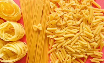 Different pasta for cooking