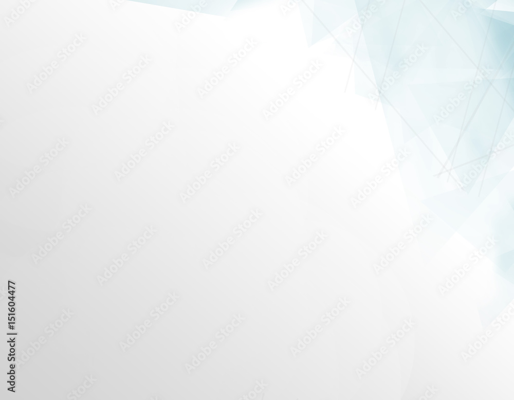 Poster white backdrop with blue pattern